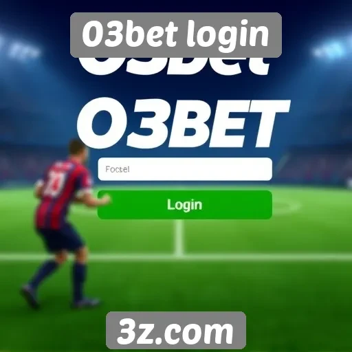 Guia de login no site 03bet