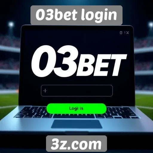 Recursos de segurança no 03bet login